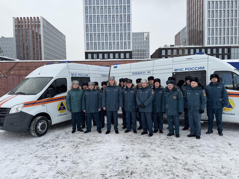 Торжественная церемония передачи специальной техники в ВГСВ (г. Москва) филиал ВГСО 21 ФАУ «ВГСЧ в строительстве»