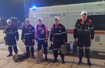 Участие в ночном тренировочном пожарно-тактическом учении на станции Московского метрополитена "Мнёвники"