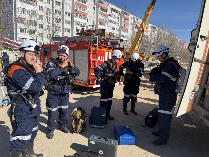 Проведение контрольно-тактического учения на объекте метрополитена в городе Казани личным составом ВГСП ( г. Самара)