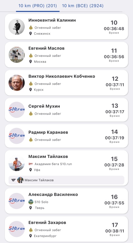 "ОГНЕННЫЙ ЗАБЕГ "За нашу победу"