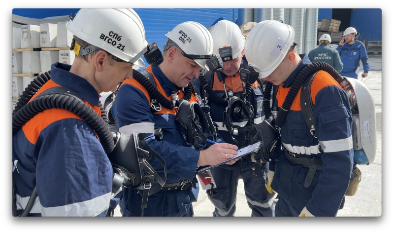 Контрольно-тактические учения на обслуживаемом опасном производственном объекте АО «Метрострой Северной Столицы»