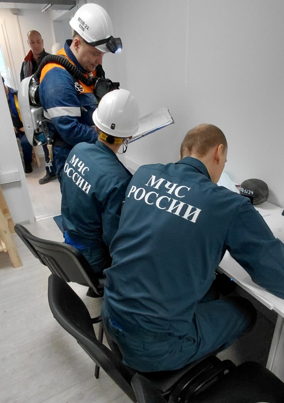 Контрольно-тактические учения на обслуживаемом опасном производственном объекте АО «Метрострой Северной Столицы»