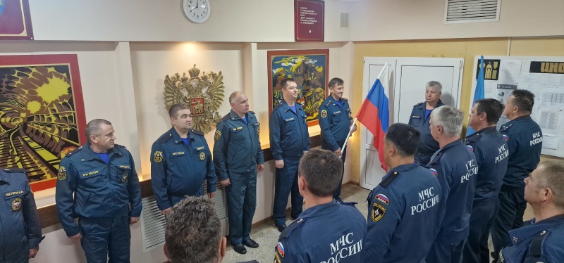 Мероприятия посвященные дню Государственного флага Российской Федерации в ФАУ "ВГСЧ в строительстве"